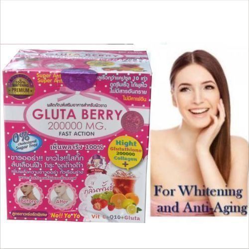 2 PCS - Gluta Berry Whitening Fast Action 200000mg