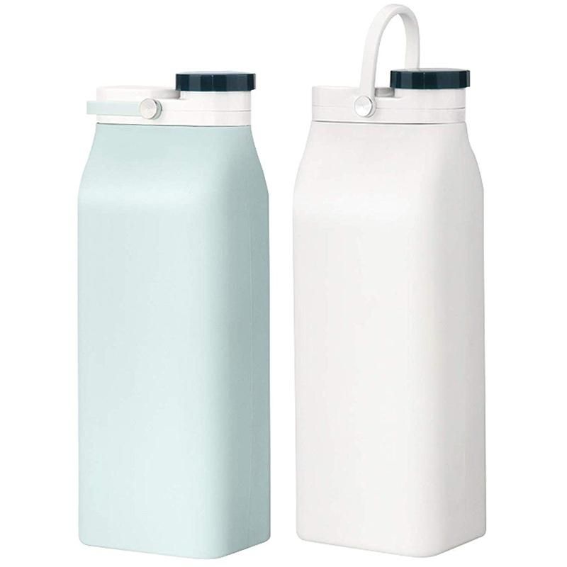 Collapsible Silicone Water Bottle Foldable Sports Canteen