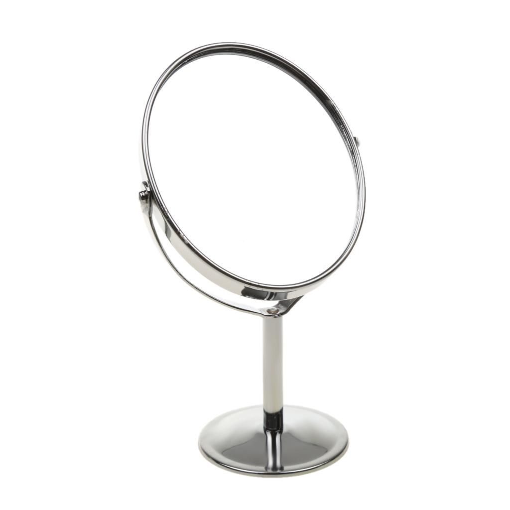 Free Stand Double Sided   Mirror 1X 2X Magnifying Stand