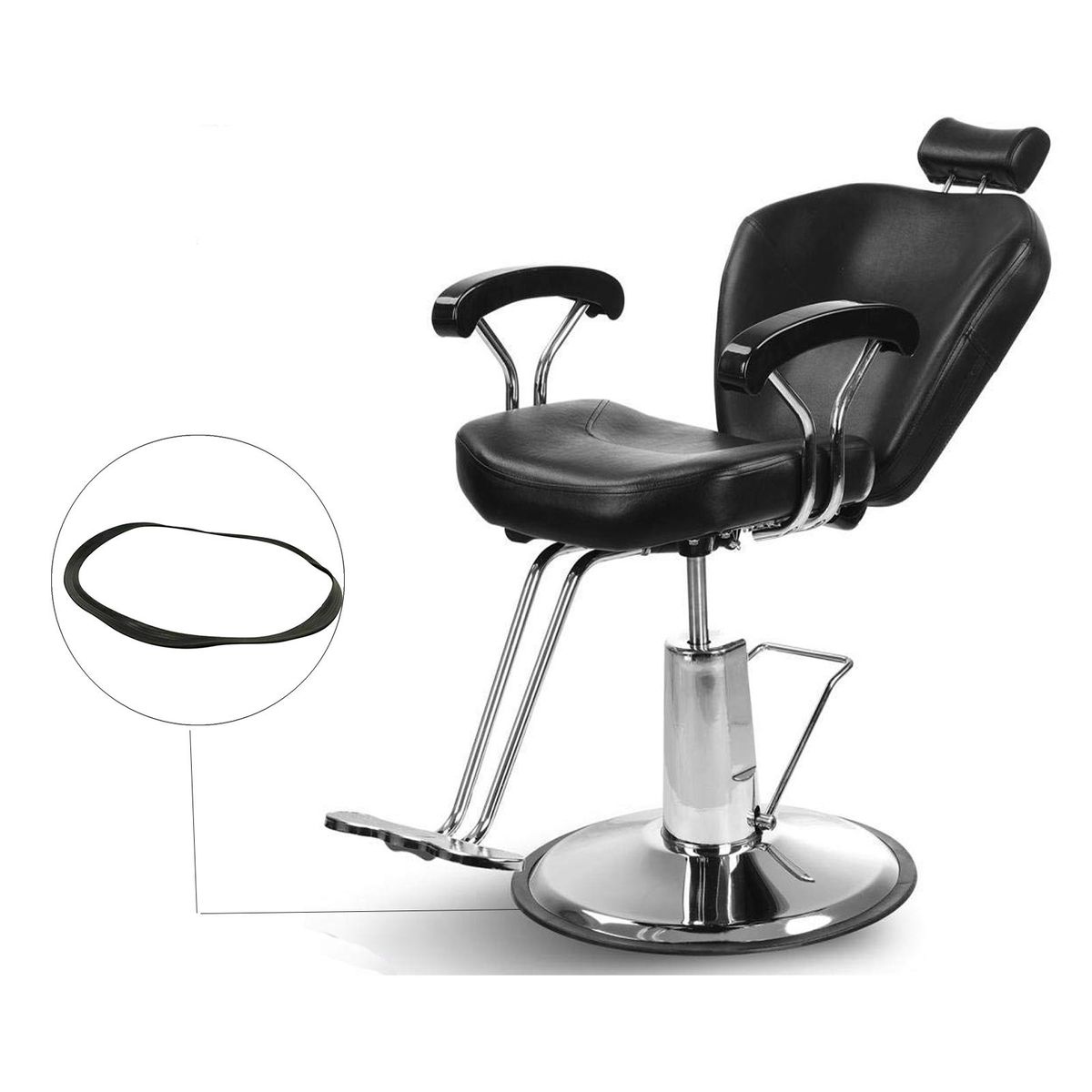 Salon Styling Chairs Hydraulic Base Equipment