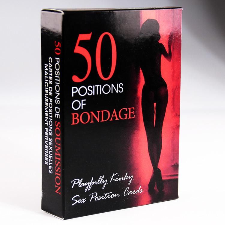 Couple's Adult Lover Sexual Game Sex Game Cards, Multiplayer Sex Card BDSM Bondage Position Card