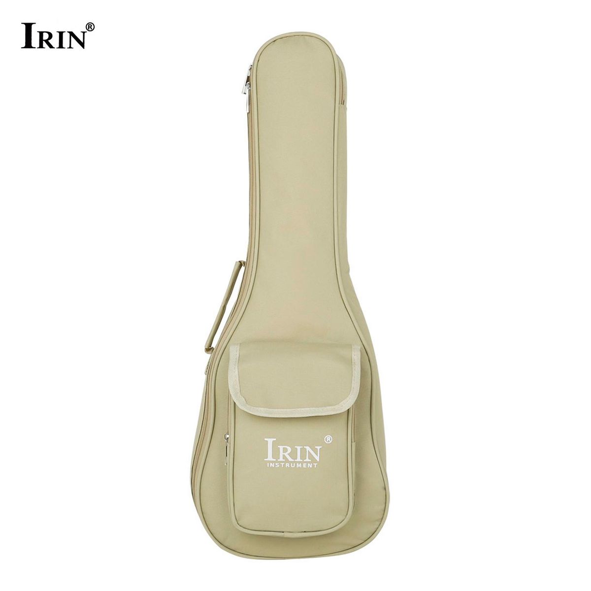 IRIN Ukulele Shoulders Bag Thickened Cotton Bag Waterproof Bag Padded Backpack for 24 Inch Ukulele Small Guitar