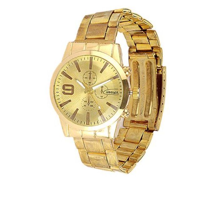 Ladies Chain Wristwatch - Gold