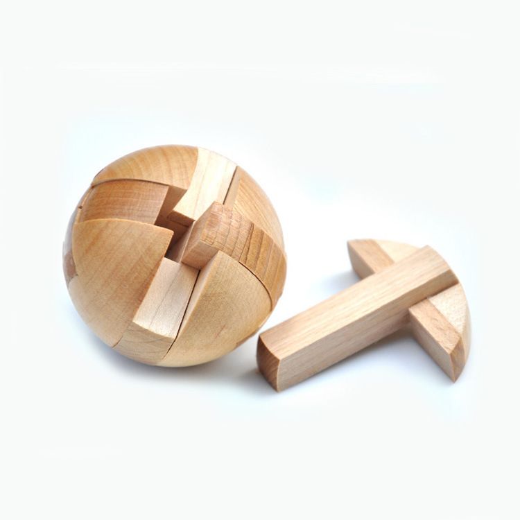 Wooden Adult Educational Toys Kongming Lock Luban Lock