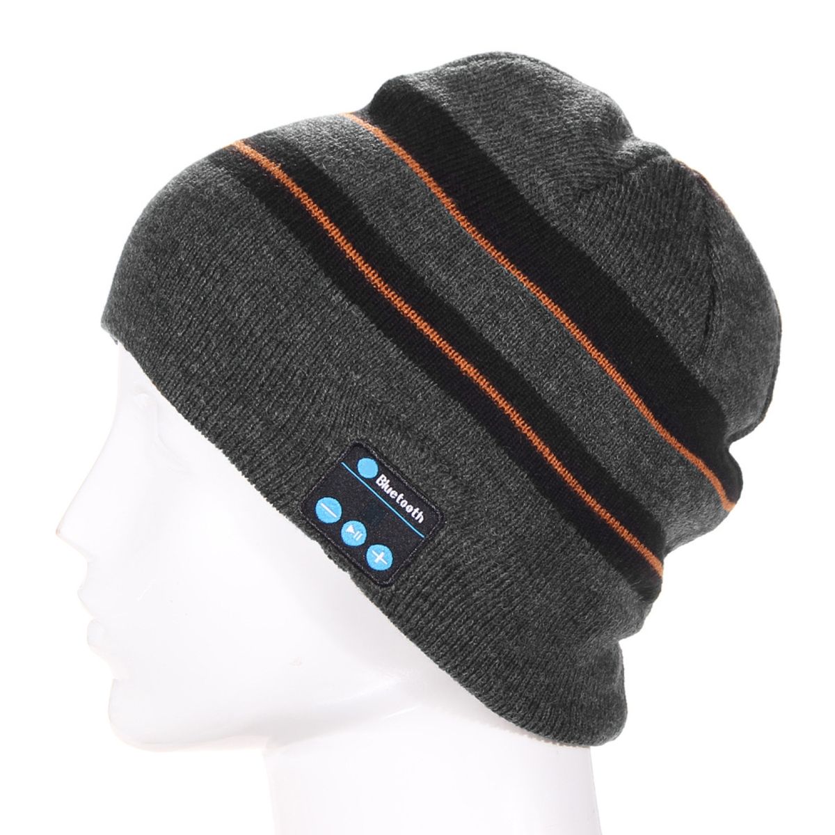 Warm Beanie Hat Wireless Bluetooth Headphone (Black) BDZ