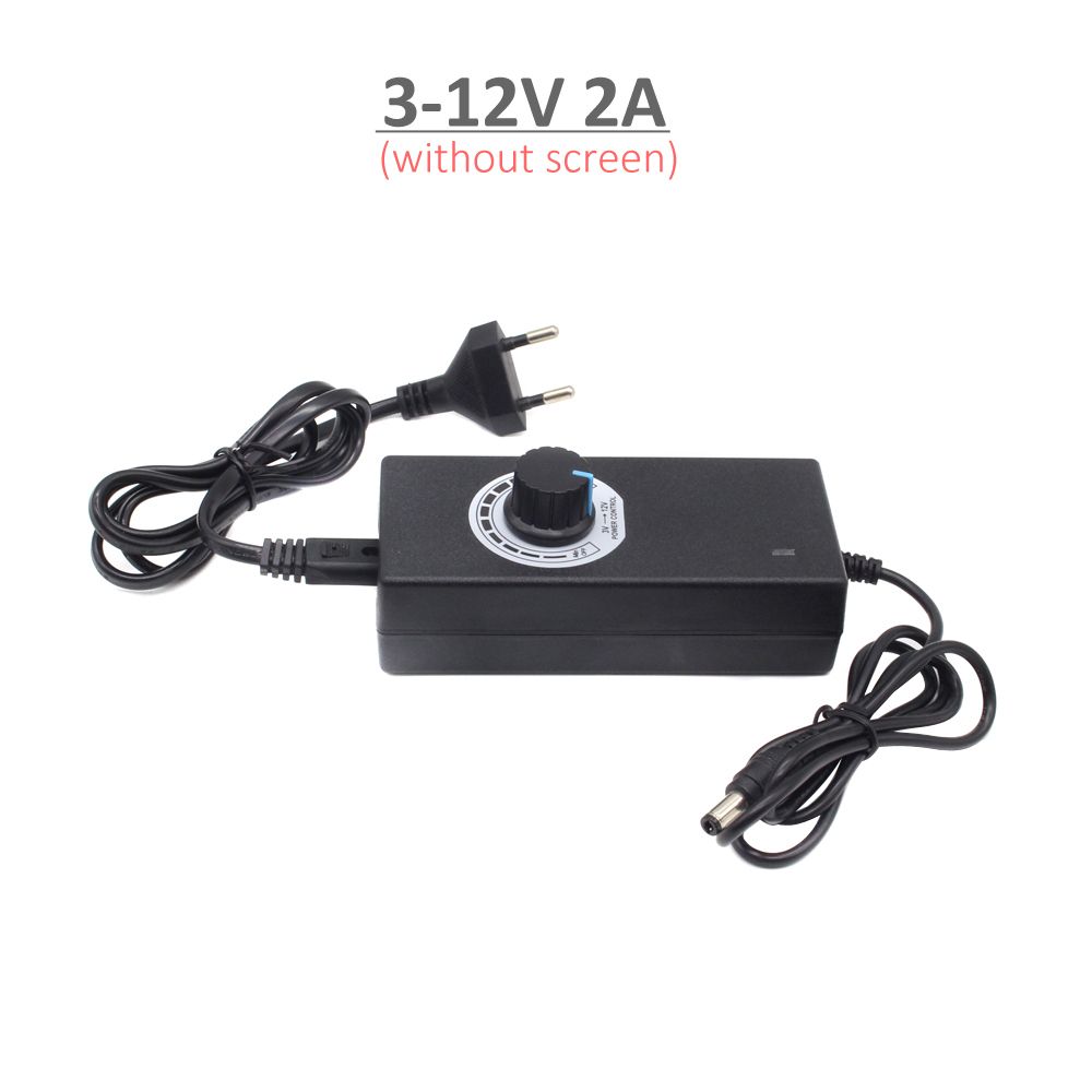 Regulated Power Adapter Voltage Adjustable 5V 12V 24V LED