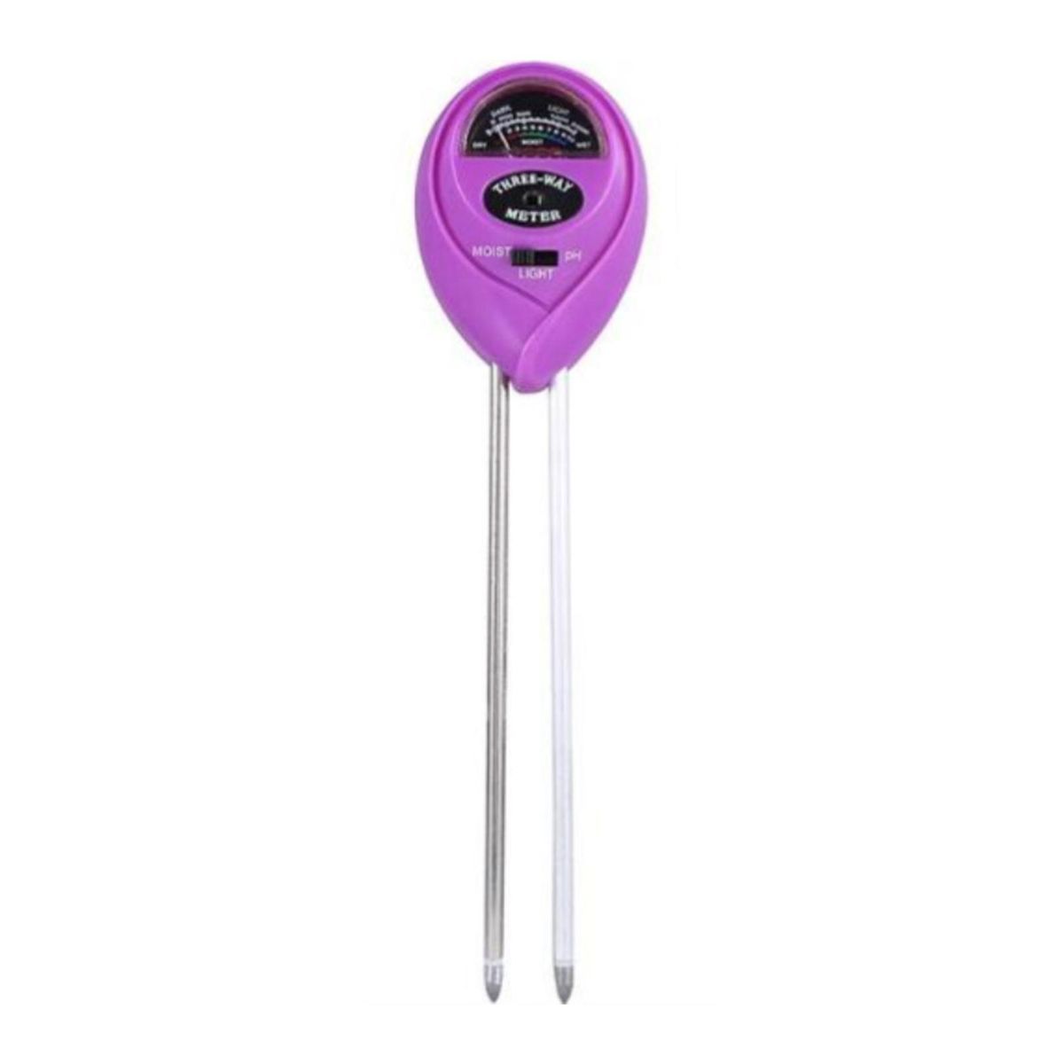 PH Meter Moisture Illuminance PH Detector Purple