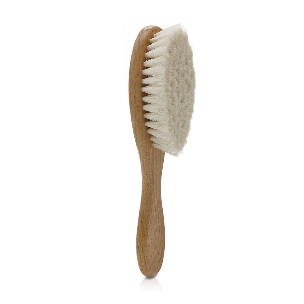 Wooden Baby Hair Brush For Newborns Infant Hair Comb Soft