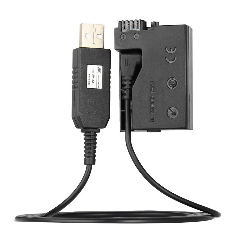 USB Drive Cable ACK-E8 -E8(LP-E8 LP E8 Dummy Battery DC