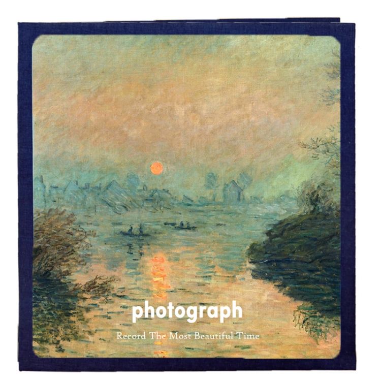 DIY Pasted Photo Album, Colour:16 Inch On The Seine