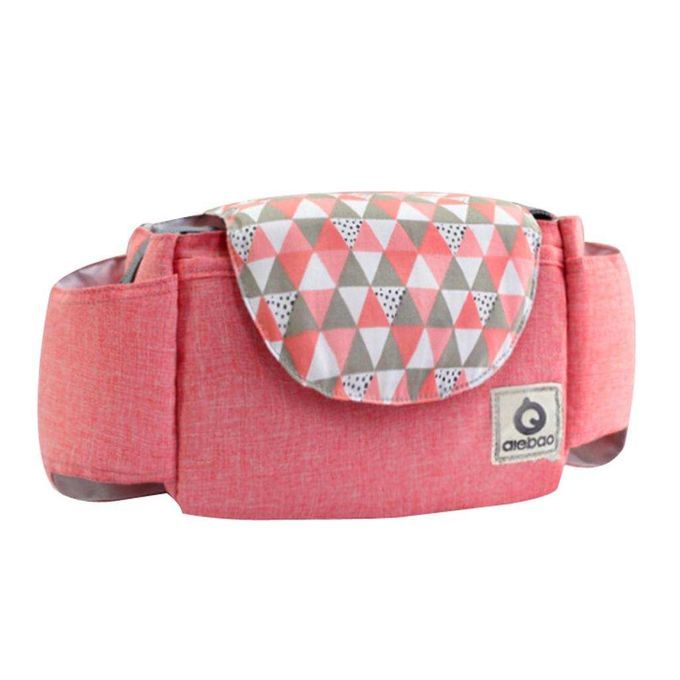 Portable Baby Pram Stroller Pushchair Buggy Organizer Bag W/ Pink
