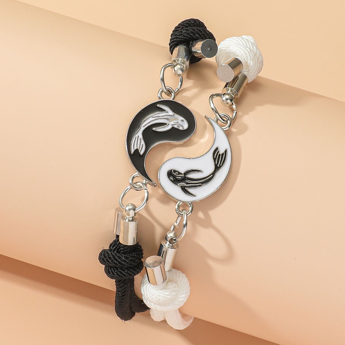 Tai Chi Yin Yang Eight Character Flower Couple Let-LZ021-4