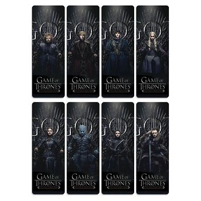 8pcs Game Of Thrones Bookmarks Waterproof Transpar