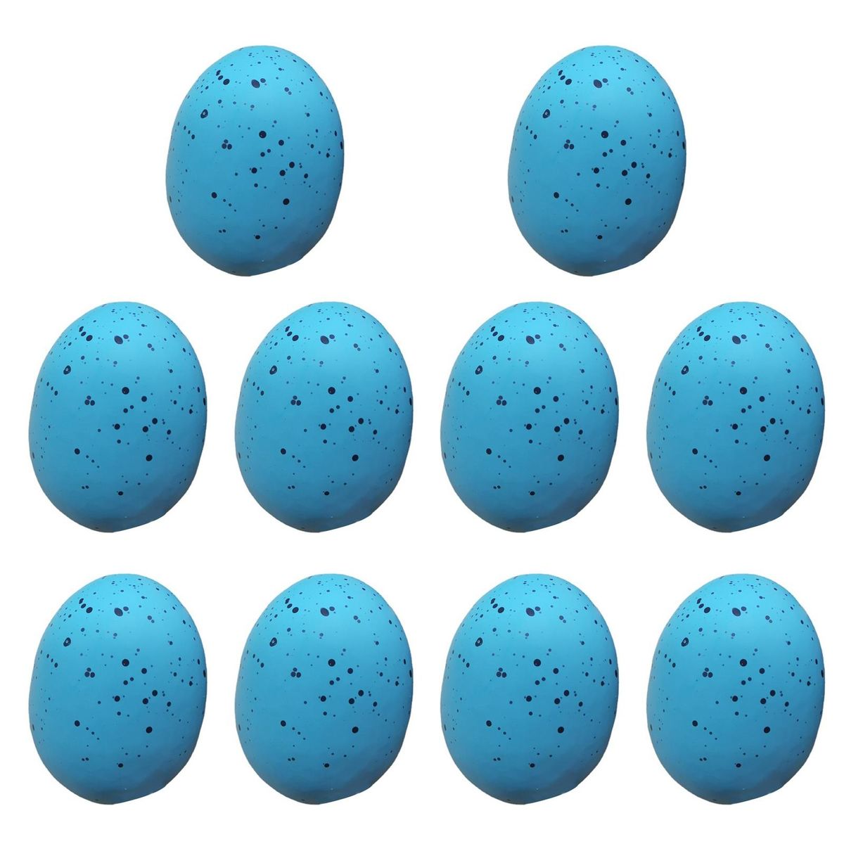 10Pcs Easter Egg Craft Easter Artificial Egg Decoration Blue