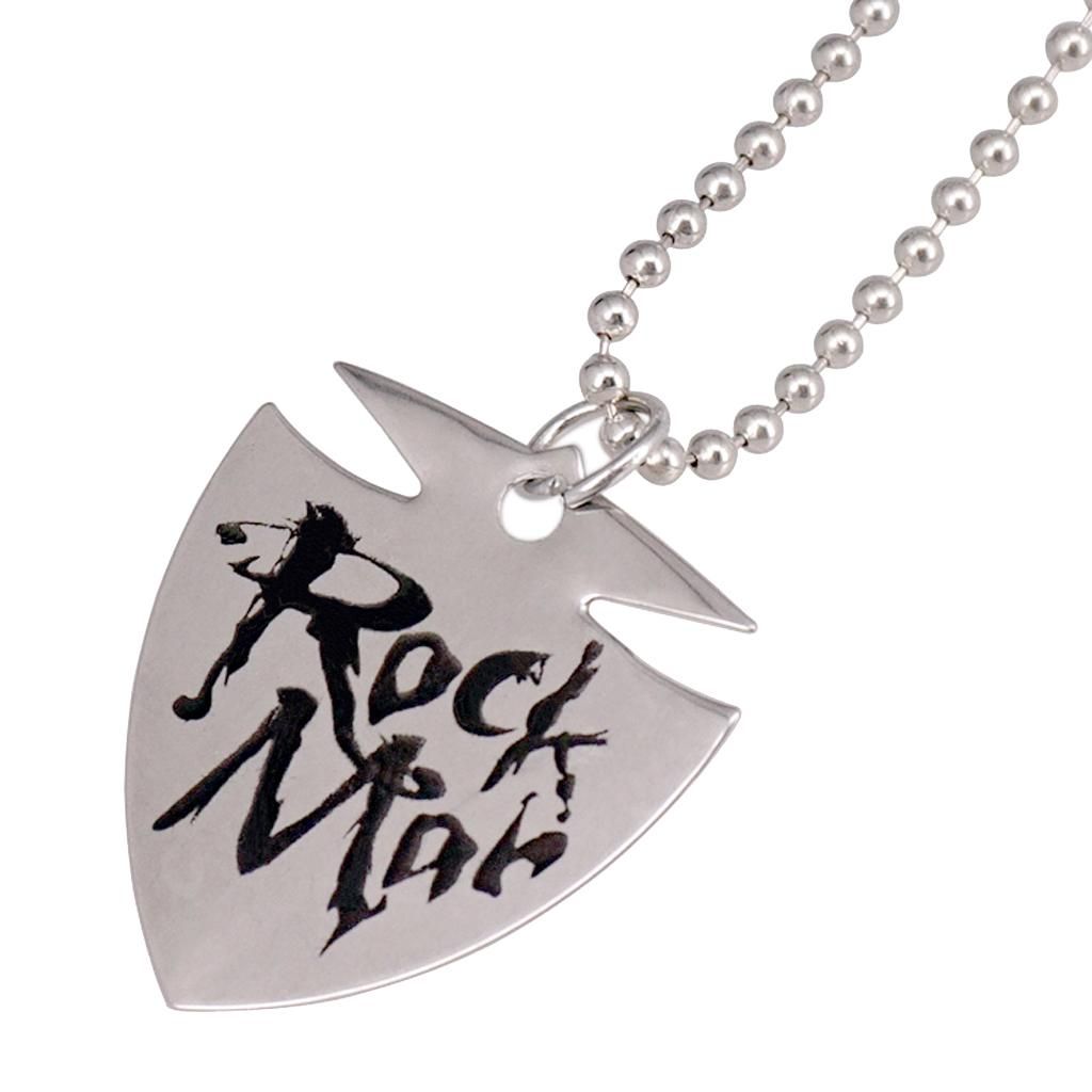 Creative Guitar Pick Necklace Pick Pendant For Boys, Father, Boyfriend