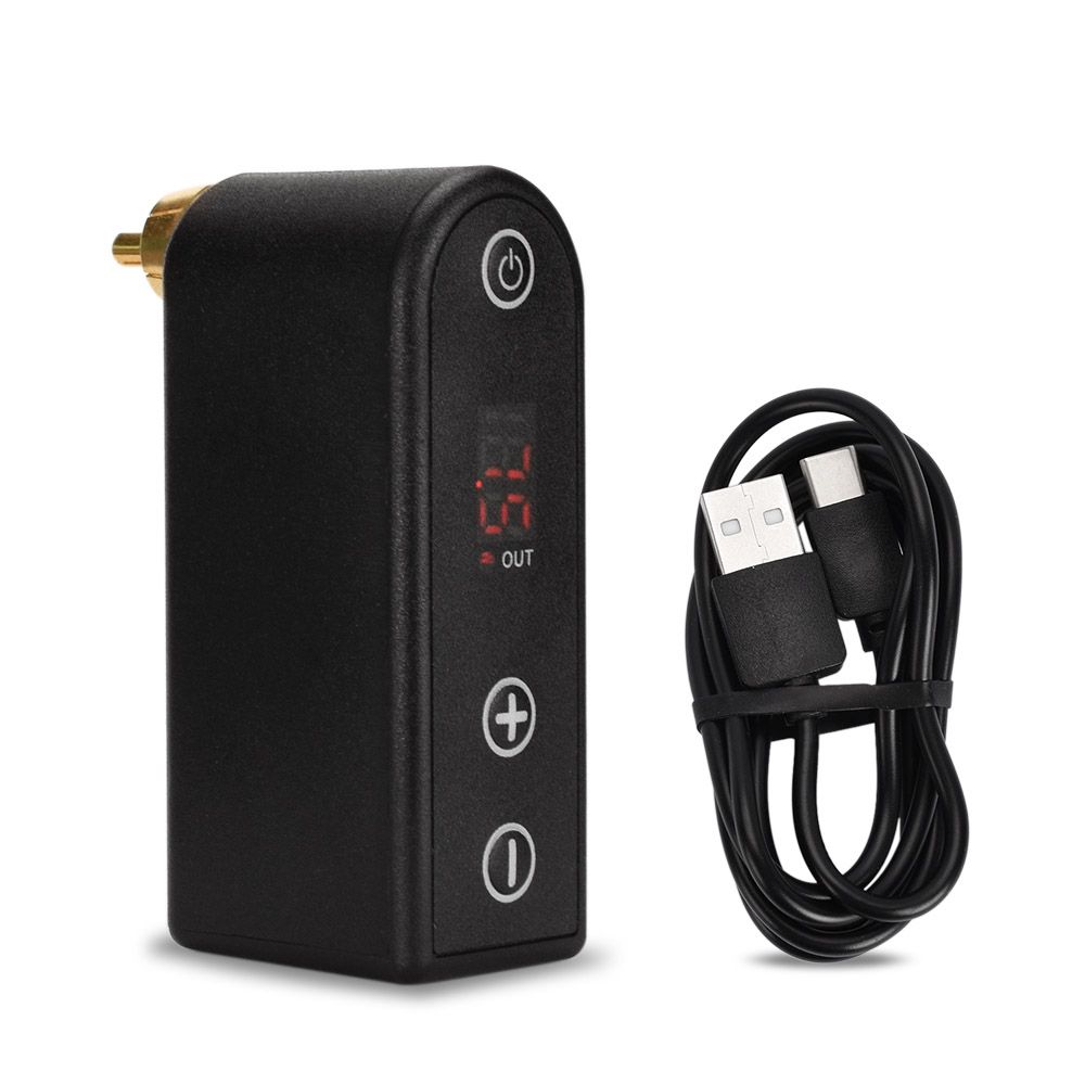 RCA Mini Tattoo Power Supply Tattoo Battery With Power Cable