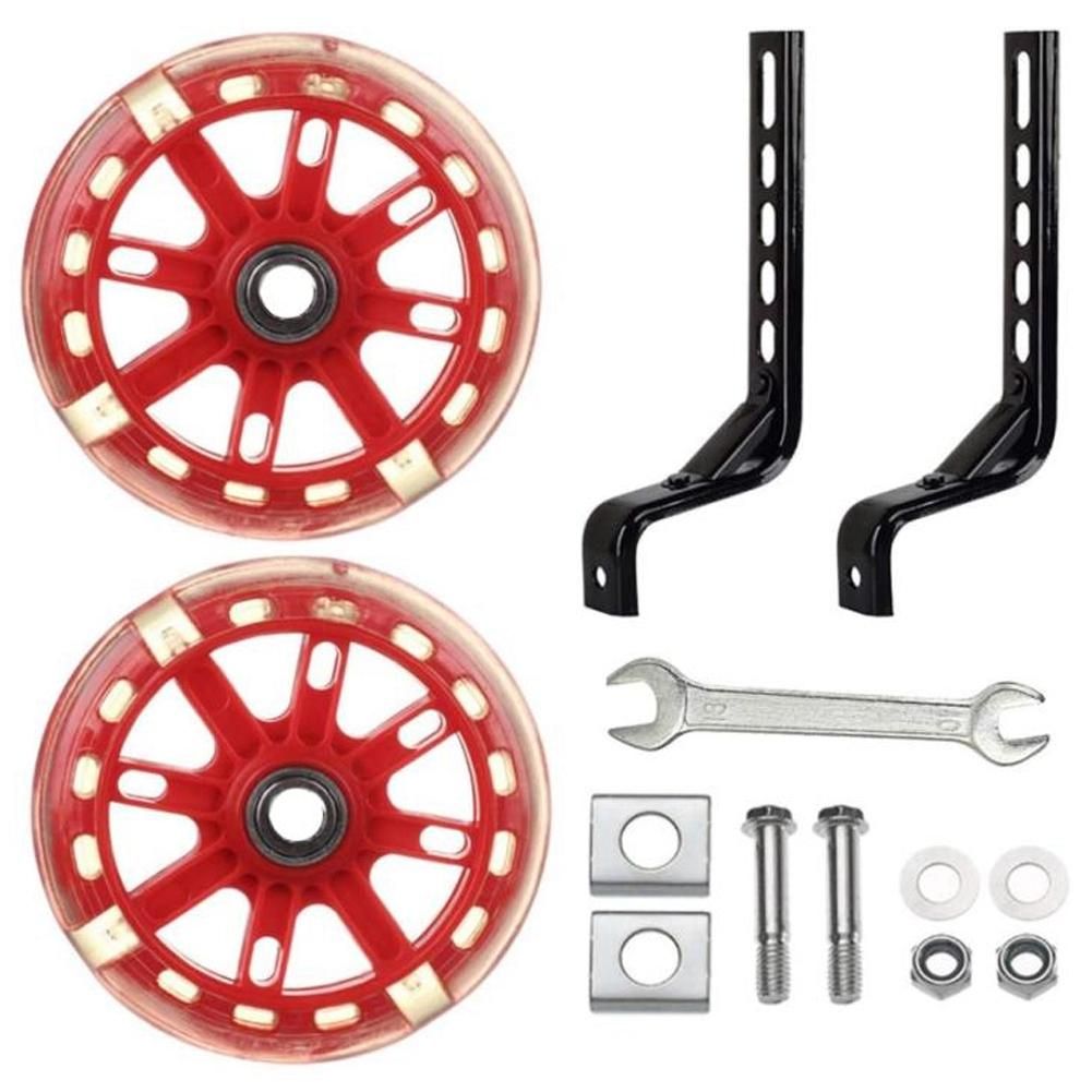 Bicycle Mute Training Wheels for 12 14 16 18 20 Inch Stabili