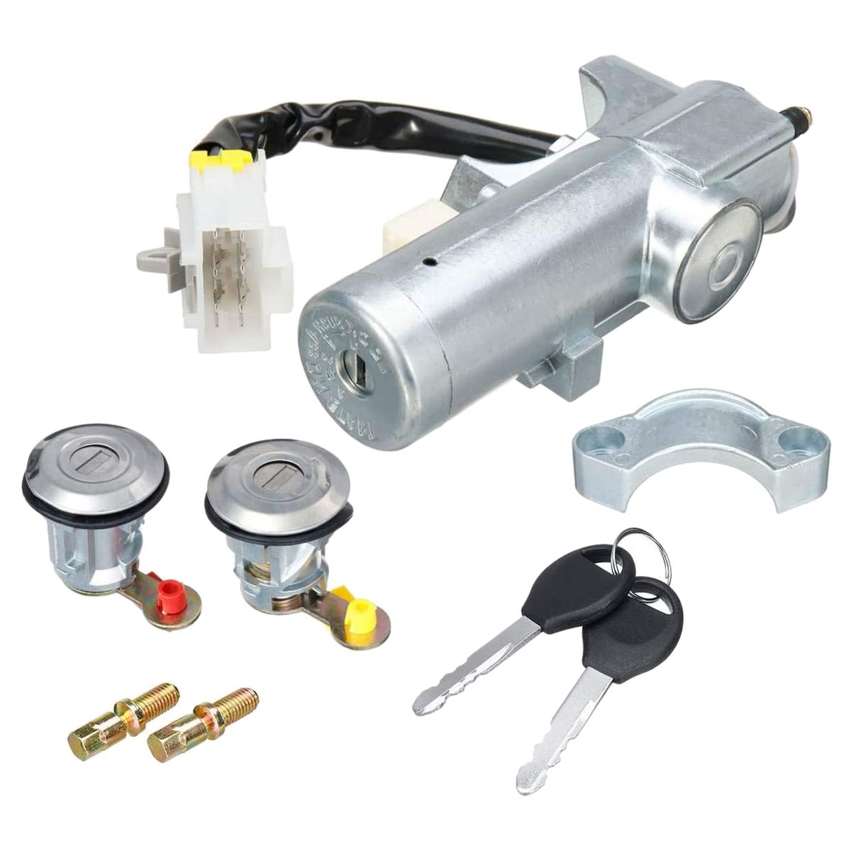 Car Ignition Switch Left Right Door Lock Set With 2 Keys
