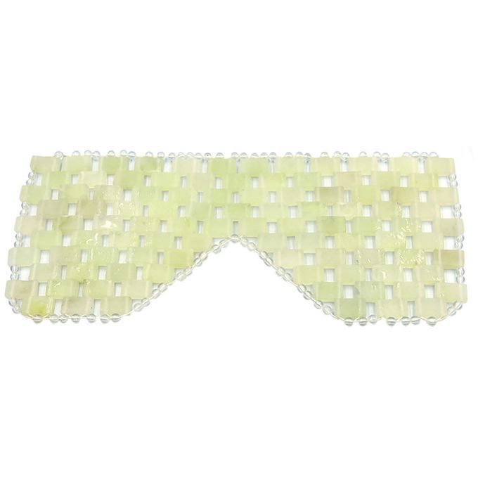 Comfortable Jade Sleep Mask For Relaxation Puffy Eyes Dark Circles