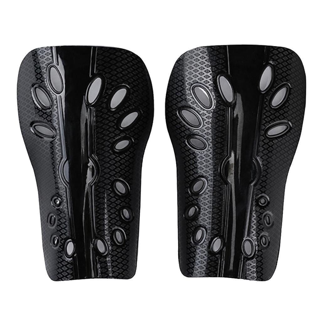 Breathable Football Shin Guard Kids Youth Soccer Shins Leg Black
