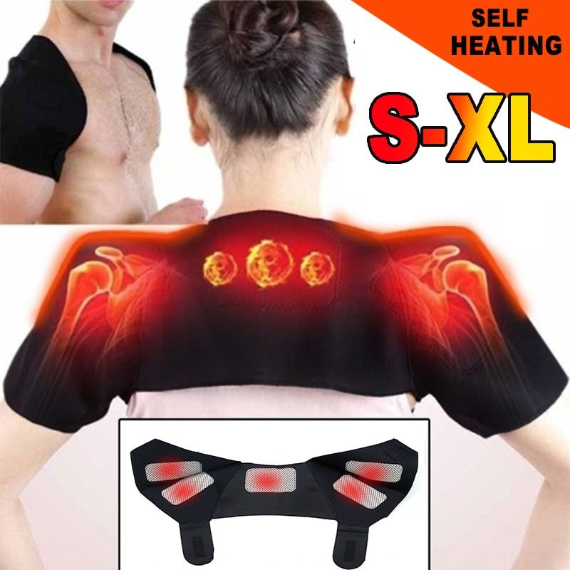 S-XL Magnetic Shoulder Warm Pad Heating Pads For Back Neck