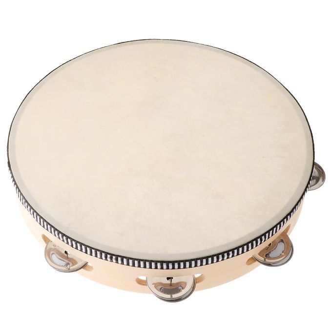 10inch Tambourine Percussion Drum Tamborine Kids Musical Educational