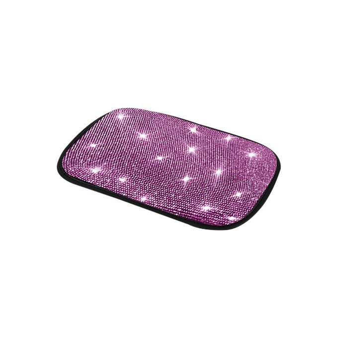 Auto Center Console Cover Pad Interior Decor Luster Accessories Pink