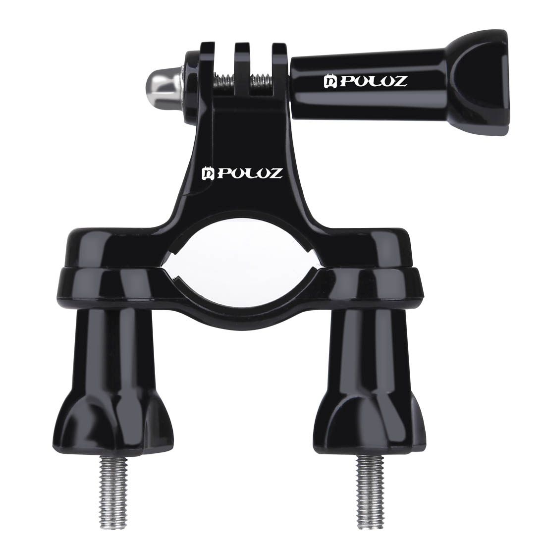 PULUZ Universal Bike Handlebar Mount With Screw For DJI Osmo Action, GoPro HERO7 /6 /5 /5 Session /4 Session /4 /3+ /3 /2 /1, Xiaoyi & Cameras(Black)