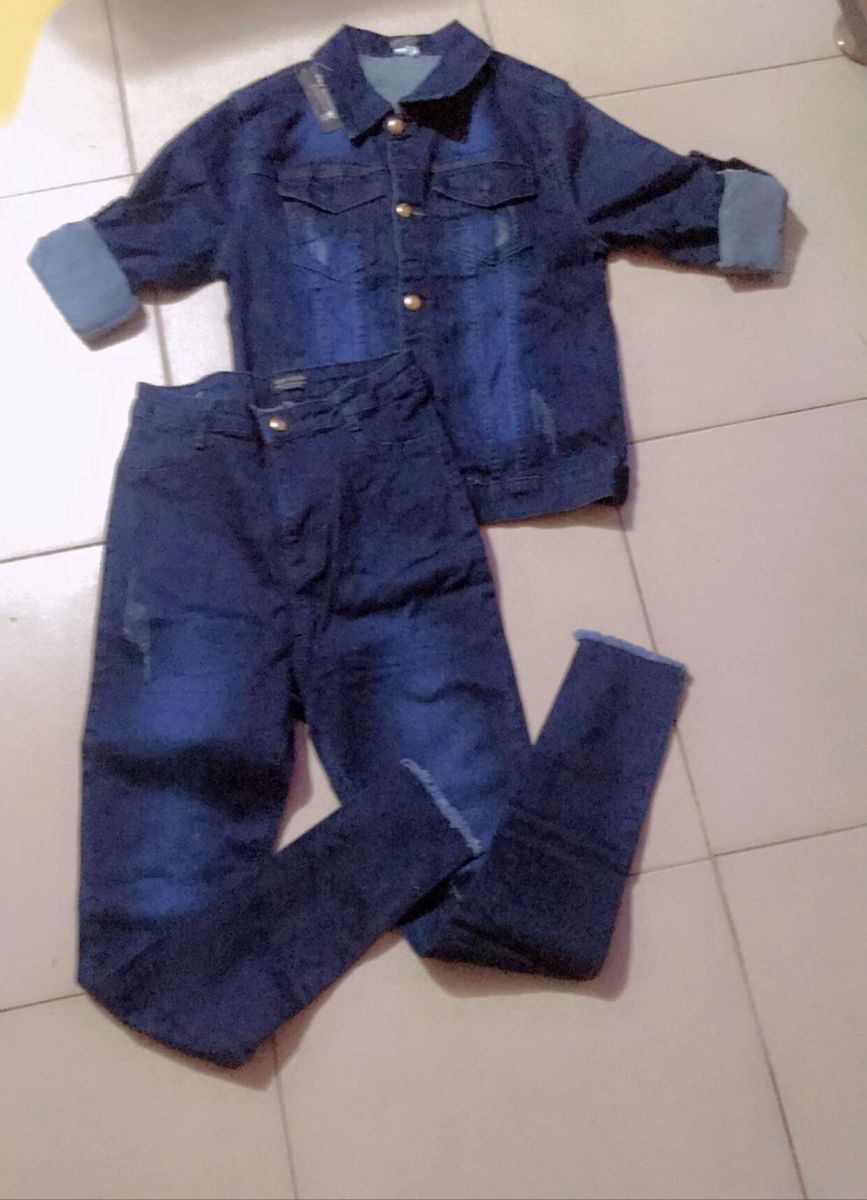 Beautiful  Jeans Female Top Pant Up & Down