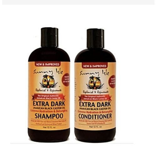 Extra Dark Black Jamaican Castor Oil Shampoo And Conditioner