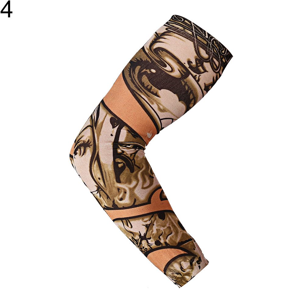 1Pc Outdoor Anti-sunlight Sport Tattoo Arm Sleeves-4#