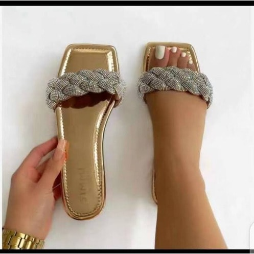 Gold Simmi Casual Slippers