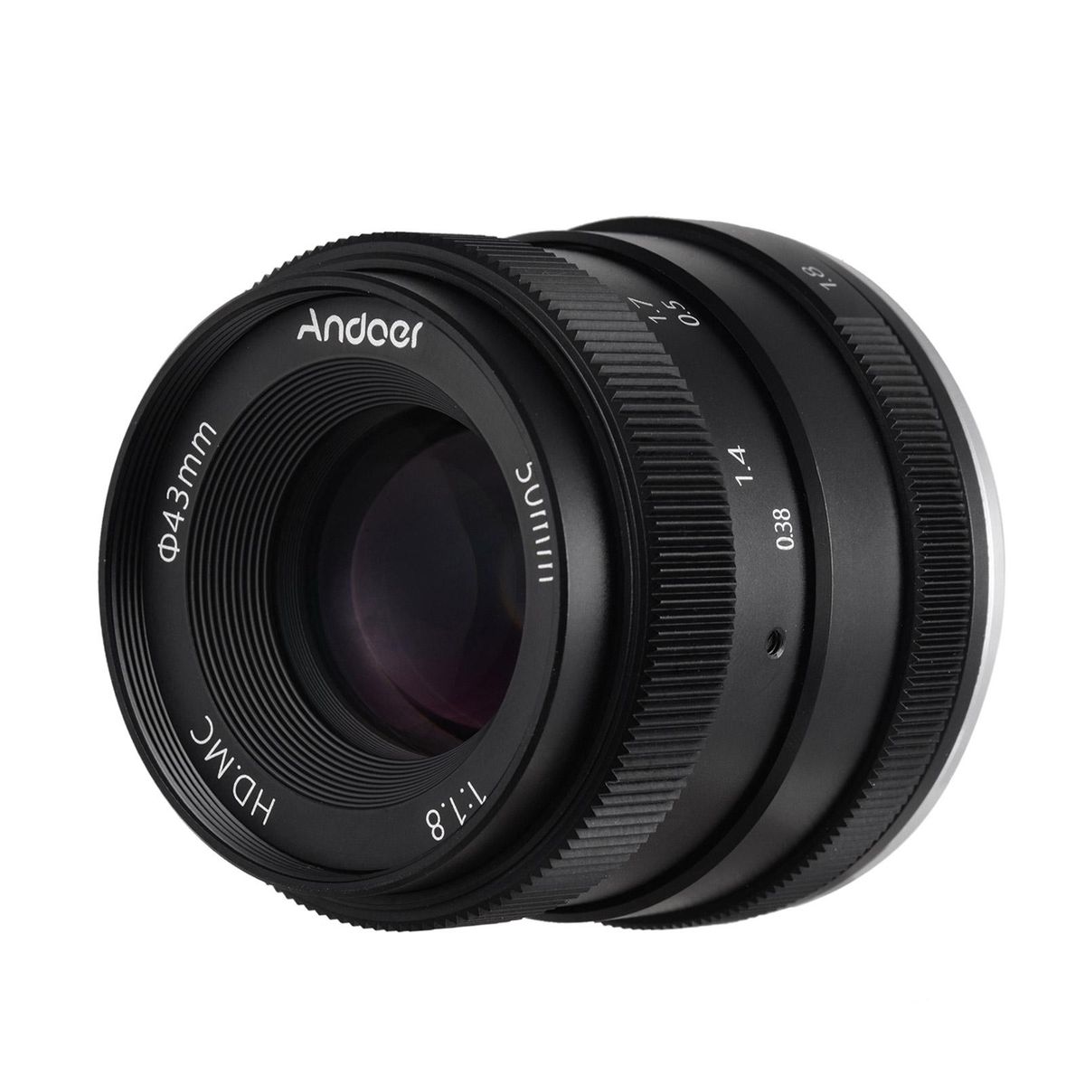 Andoer 50mm F1.8 Digital Camera Lens Large Aperture APS-C Frame Multilayer Film Coating Mirrorless Camera Lens Compatible with Sony NEX3/ NEX5/ NEX7/ A6500/ A6300/ A6100/ A6000/ A5000 E-Mount ILDC Cameras