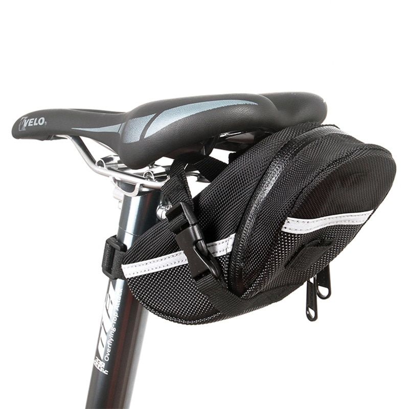 Waterproof Bicycle Bag 19*9.5*11.5cm Mountain Road Bike Saddle Bag Bike Accessories Bycicle Accessories Cycling Seat Bag(#black)