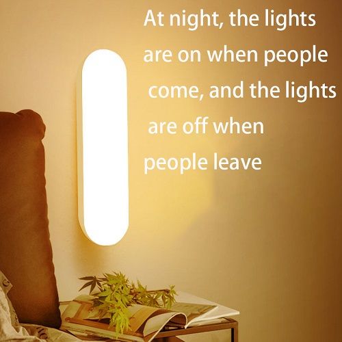 Rechargeable Night Light Induction Lamp Aisle Cabinet Bedroom Sleep Bedside Light