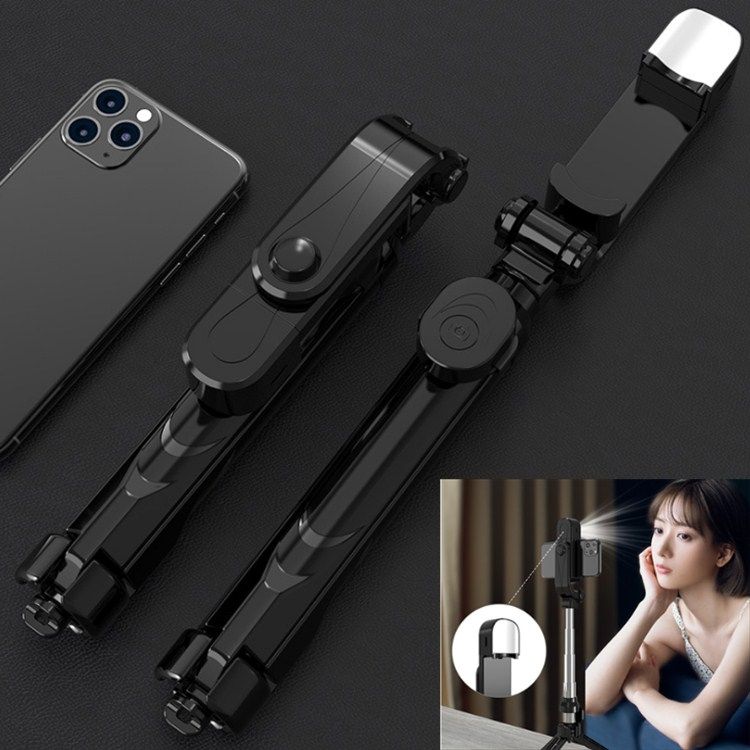 3-in-1 Bluetooth Selfie Stick + Fill Light + Brac