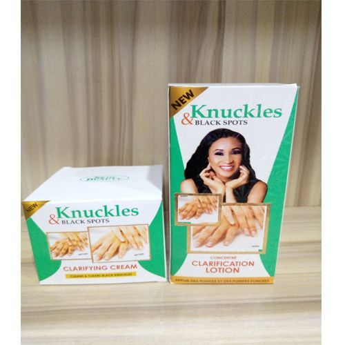 Knuckles & Black Spots Remover- Cream And Lotion