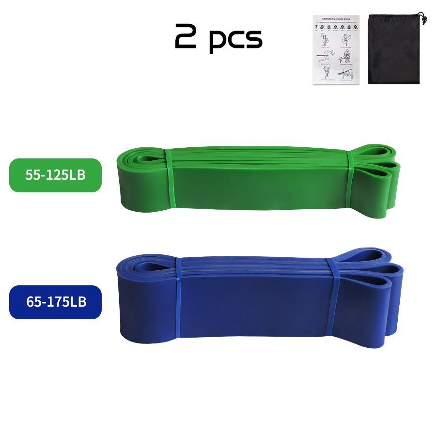 Latex Heavy Duty Resistance Band Elastic Exercise Band For Sport  Strength Pull-T Lvlan