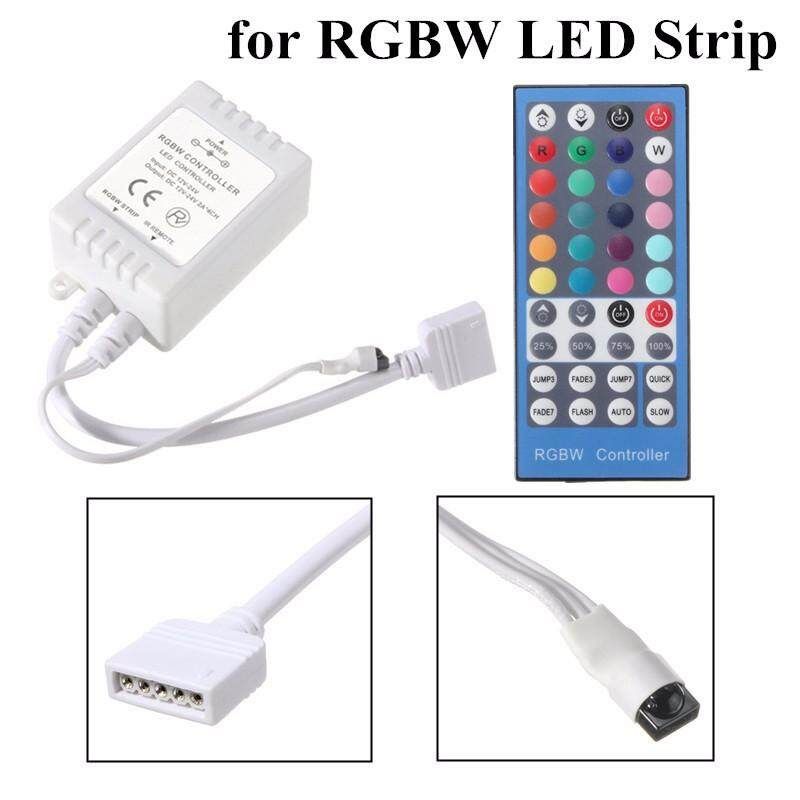 40 Keys RGBW Controller IR Remote For LED Strip RGB White Light DC12-24V