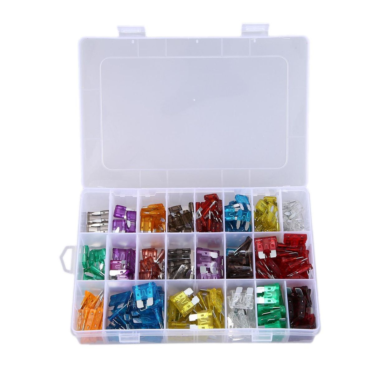 300Pcs Mini  Fuse Assortment Car Automotive Truck Auto ATM Fuse Kit (2A3A5A7.5A10A15A20A25A30A35A40A)