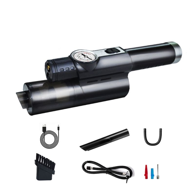 4-in-1 Car Vacuum Cleaner Tire Inflator Air Compressor With Tyre Pressure