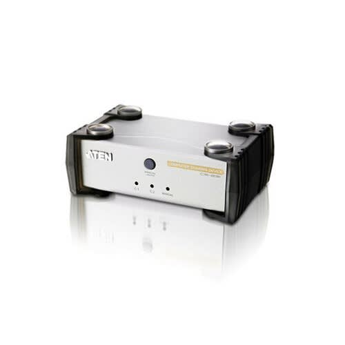 2-port Computer Sharing Kvm Device (usb) Cs231 (silver)
