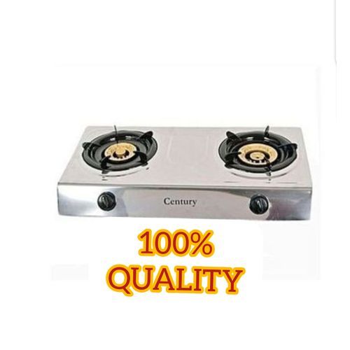 Stainless Steel Auto-Ignition 2 Burner Table Top Gas Cooker
