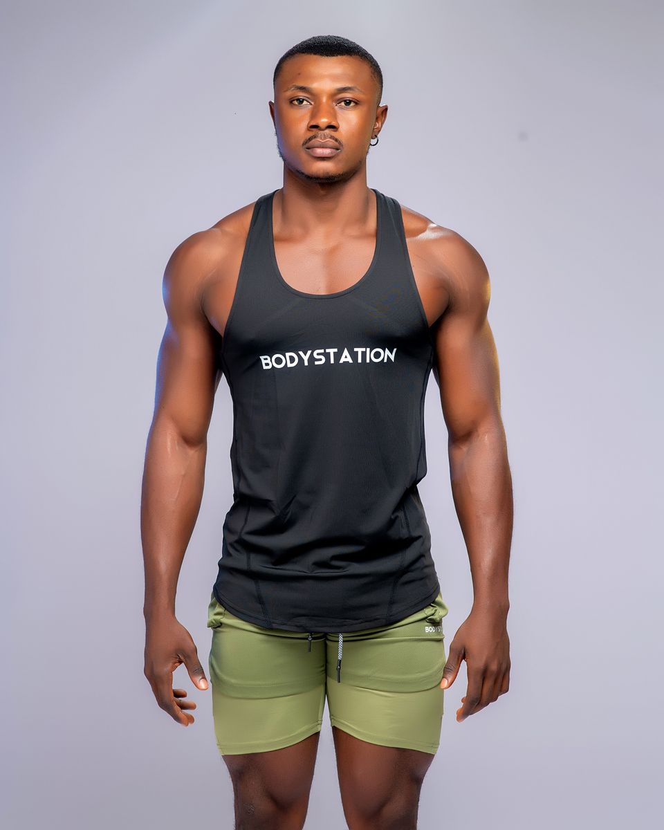 Men's Training Tank Top - Black