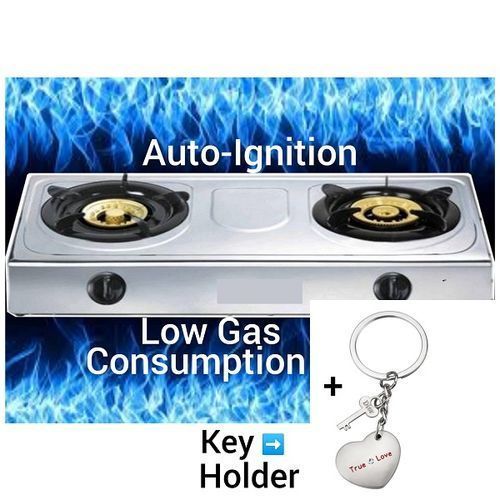 2Burners Low Gas Consumption Table Top Gas Cooker+free Gift