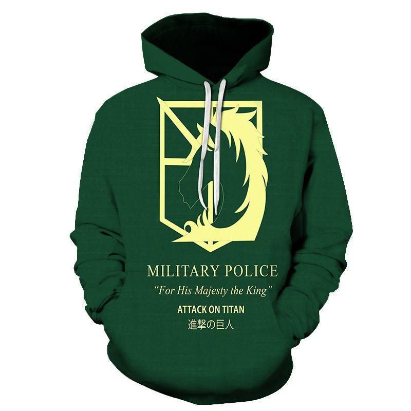 Attack On The Giant Print Men's Sweatshirt