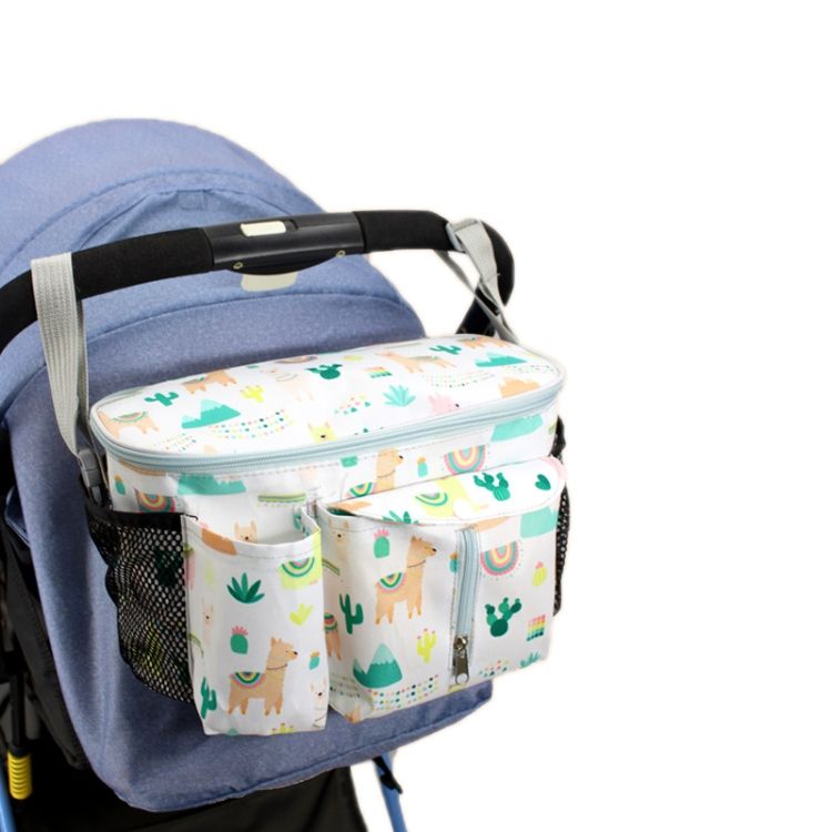 Multifunctional Stroller Storage Bag, Colour: White Alpaca +