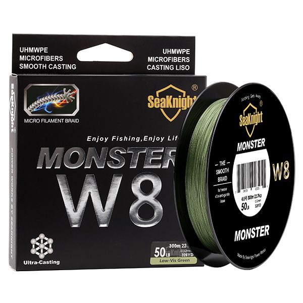 MS Series W8 300M 8 Strands Fishing Line Multifilament Fishing PE Line 8 Weaves Stron