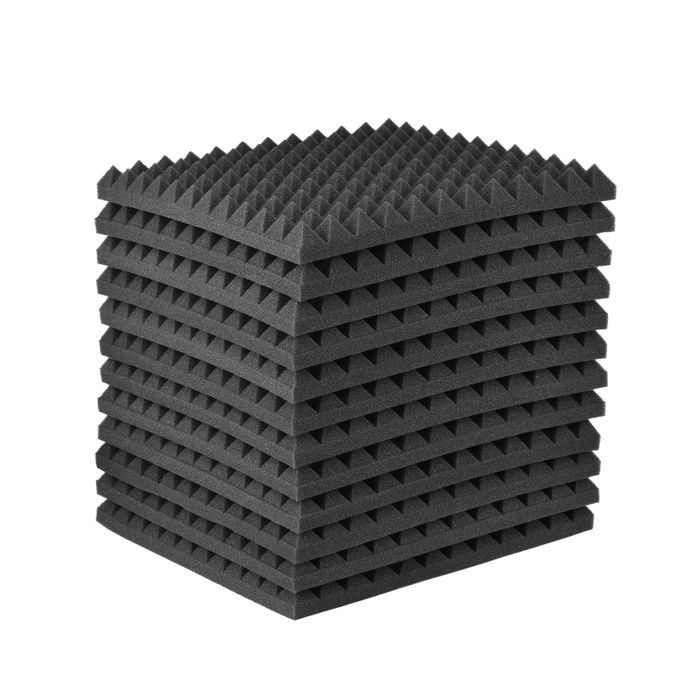 12 Pack-Studio Acoustic Foams Sound Absorption Proofing