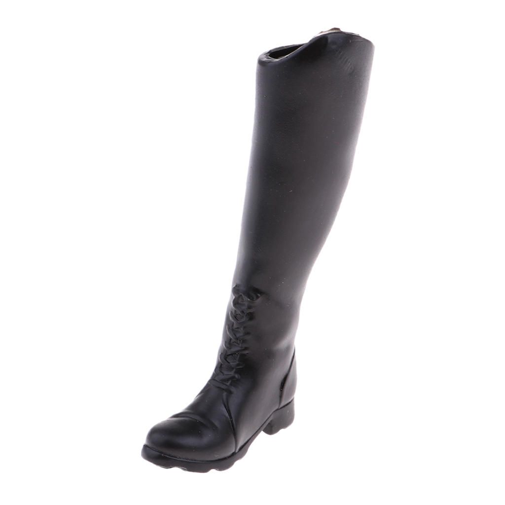 1/6 Long Heel Black Boots For 12'' Action Female Figure FS-33 FS-33